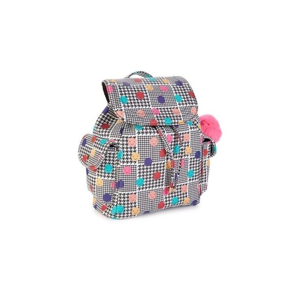 Brand NEW 𝅺Kid's Emoji-Print & Faux Fur Pom-Pom Backpack - Picture 1 of 5